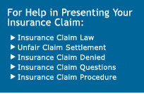 For Help with Insurance Claim